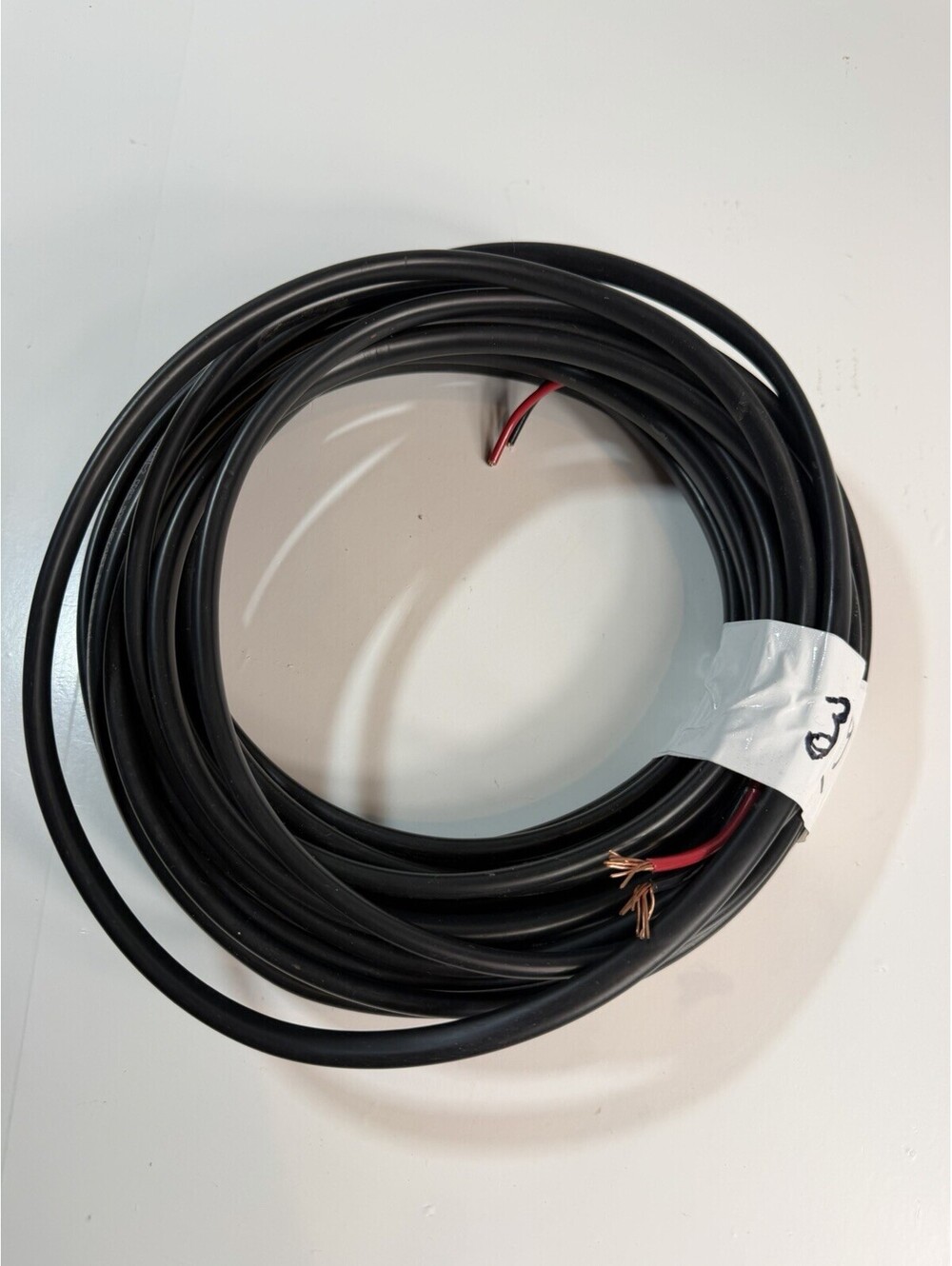 Belden 27109A Type TC 12 AWG 2-Conductor 600V Control Tray Cable, Black (39 ft)